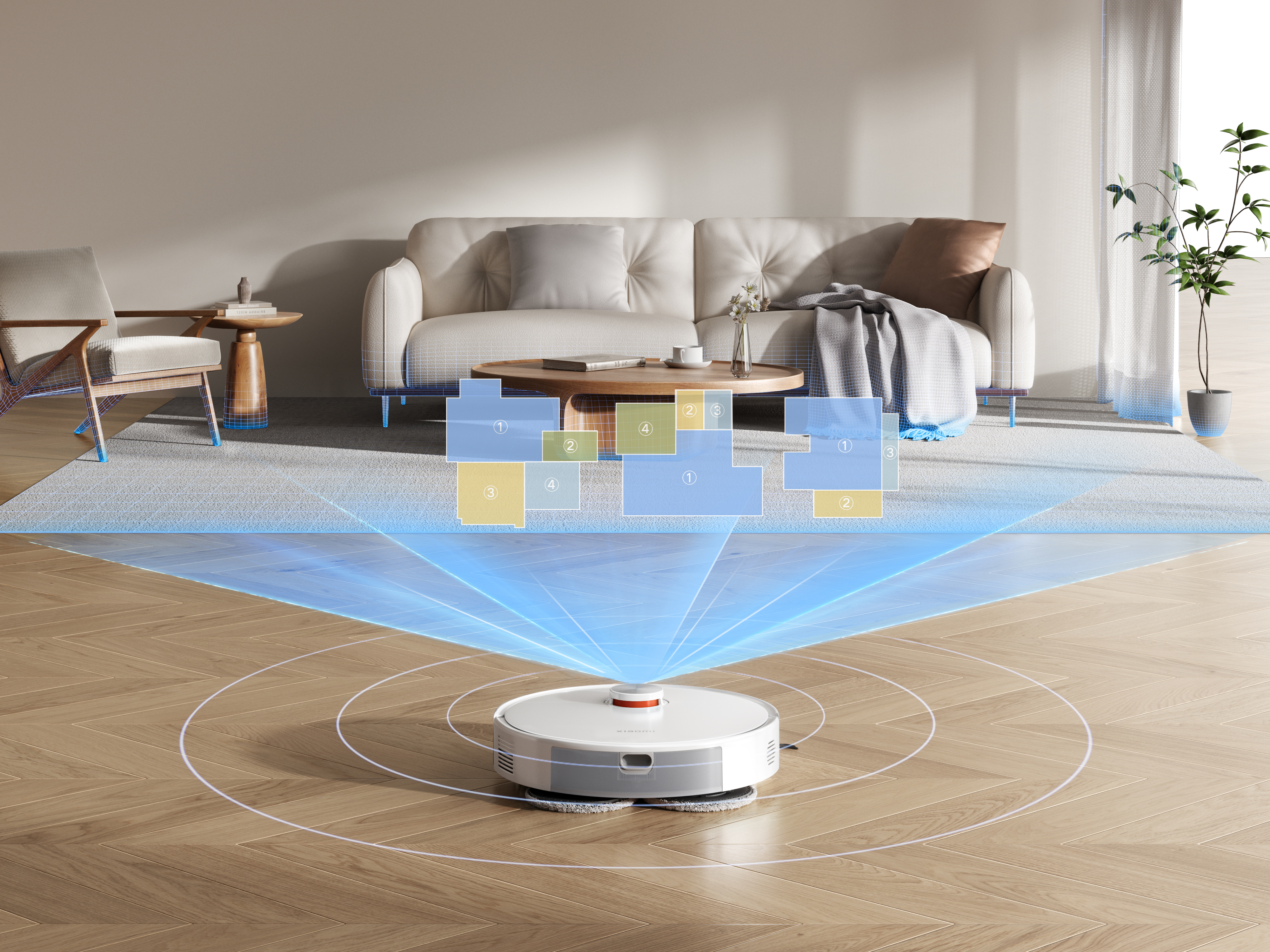 Xiaomi Robot Vacuum S40 Pro - LDS laserska navigacija